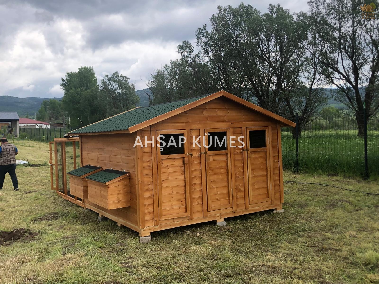 Ahşap Tavuk Kümesi 2791 - Görsel 3