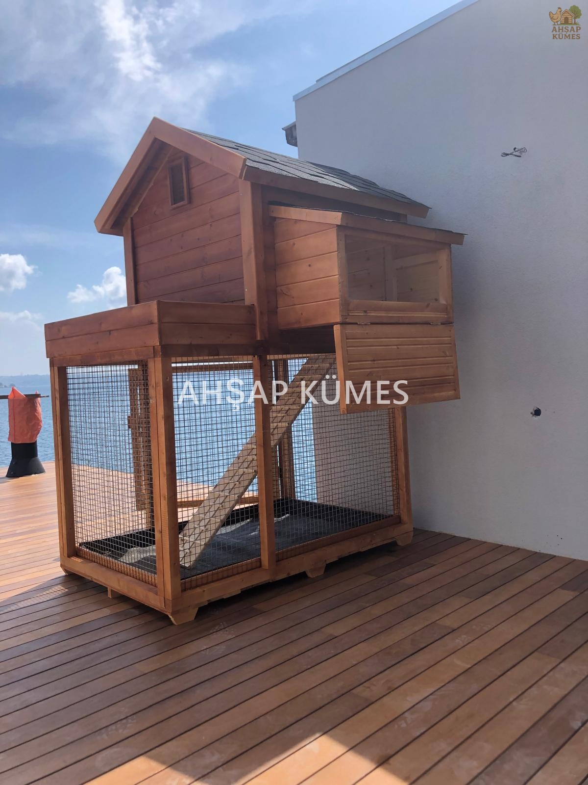 Ahşap Tavuk Kümesi 2792 - Görsel 2