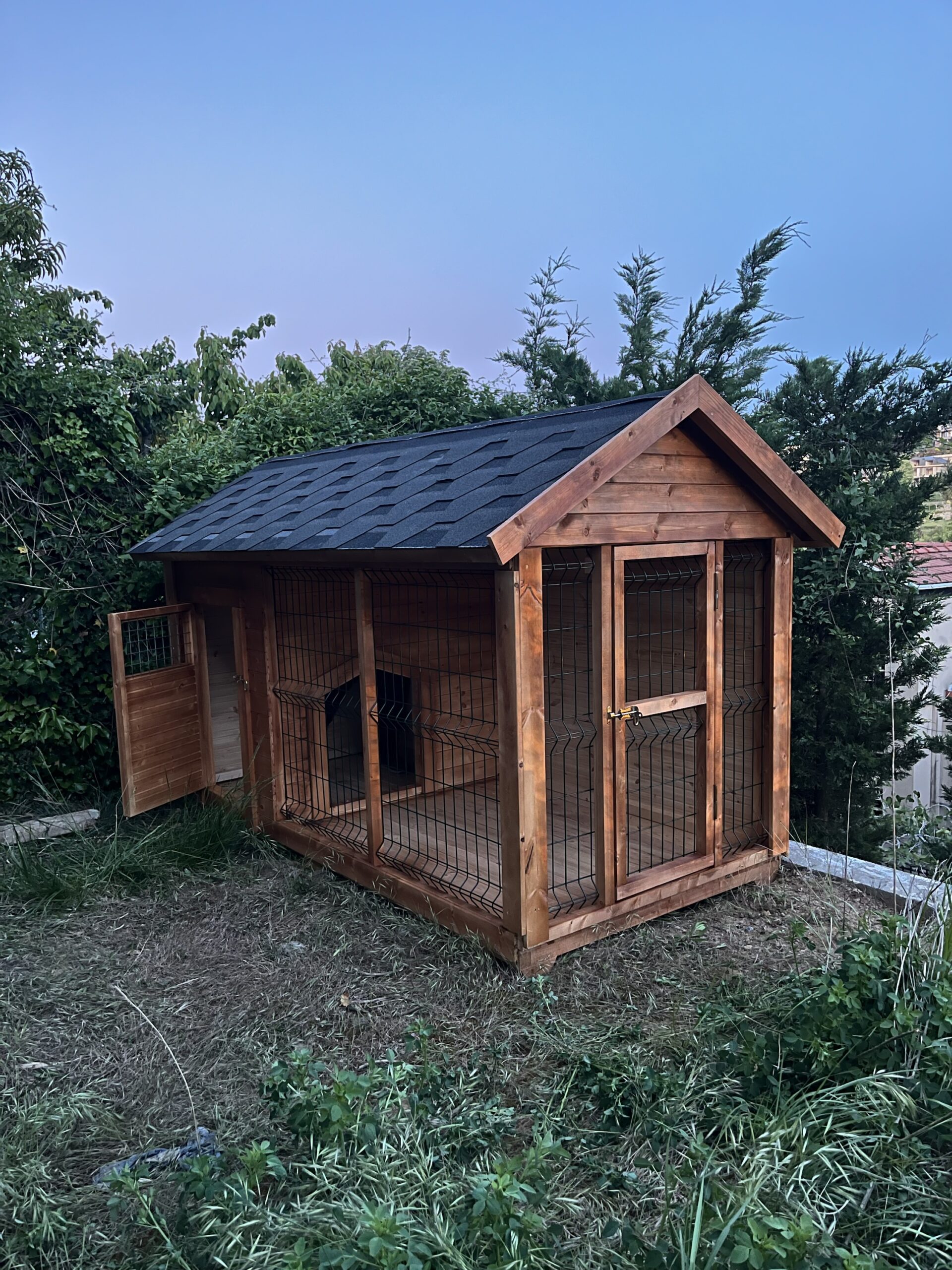 Ahşap köpek Klubesi